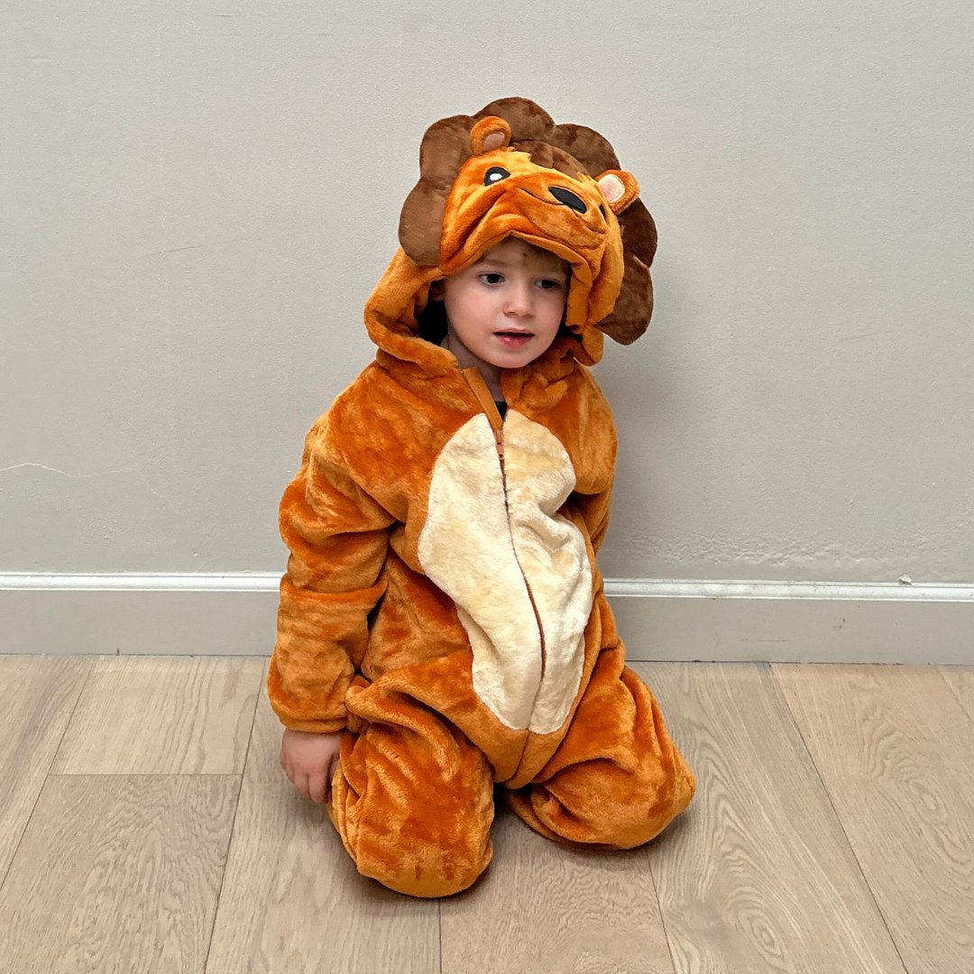 Lion Onesie - Orange - Toddler and Baby - Little Onesie Land#