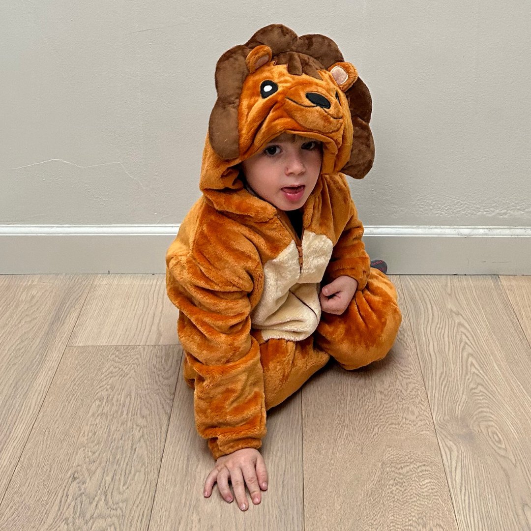 Lion Onesie - Orange - Toddler and Baby - Little Onesie Land#