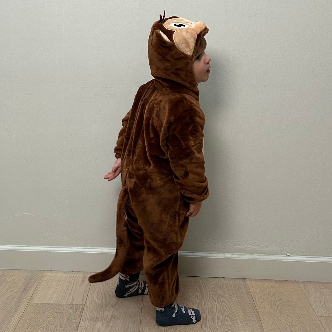 Monkey Onesie - Brown - Toddler and Baby - Little Onesie Land#