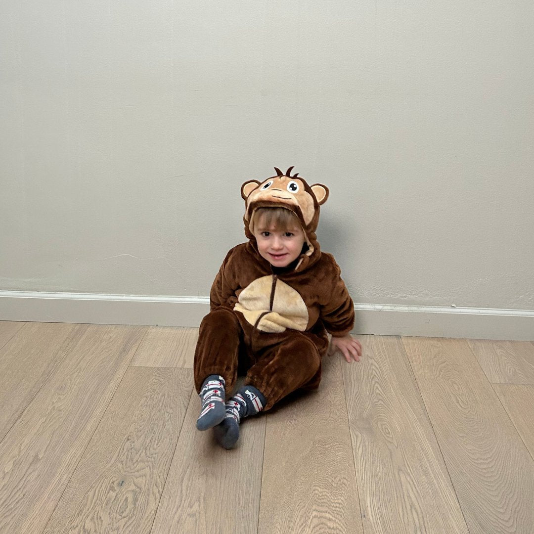 Monkey Onesie - Brown - Toddler and Baby - Little Onesie Land#