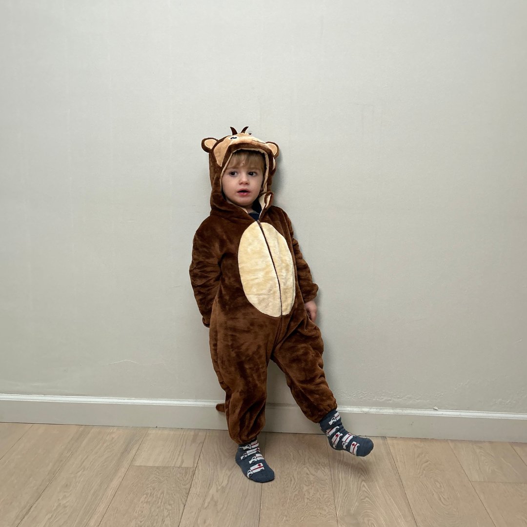 Monkey Onesie - Brown - Toddler and Baby - Little Onesie Land#